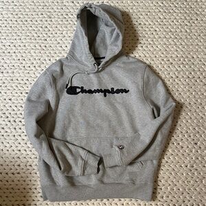 Champion Men's Light Gray Hoodie